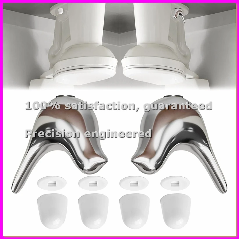 

2 комплекта керамических колпачков для унитазных болтов в форме птиц и 4 упаковки универсальных колпачков для унитазных болтов, милые декоративные колпачки для напольных винтов унитаза - AD23