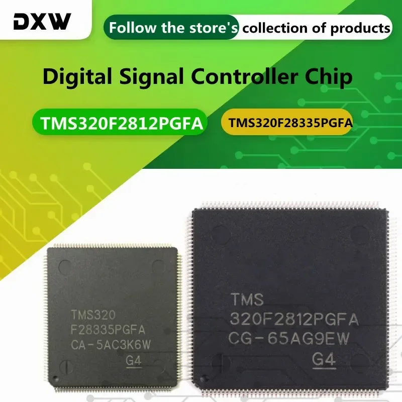 1PCS TMS320F2812PGFA  TMS320F2812  TMS320F28335PGFA  TMS320F28335 Digital Signal Controller Chip