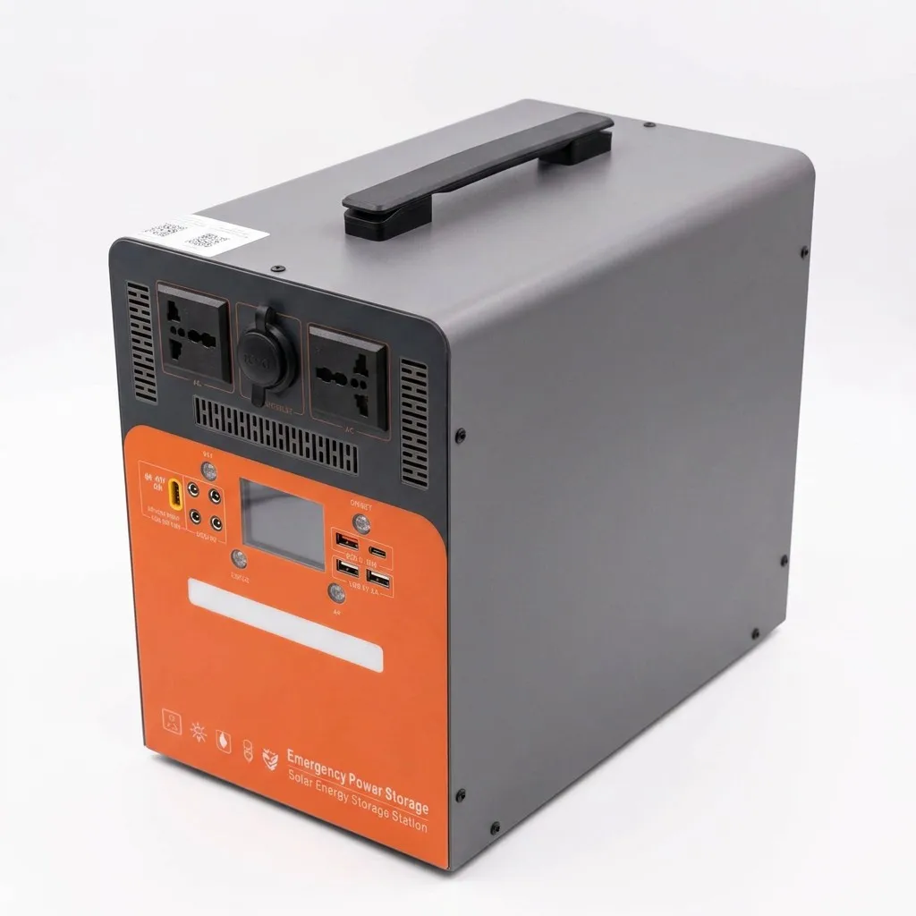 Smart 12V 90Ah LiFePO4 All-in-One Solar Generator Portable Power Station with Bluetooth App for Home & Outdoor Use