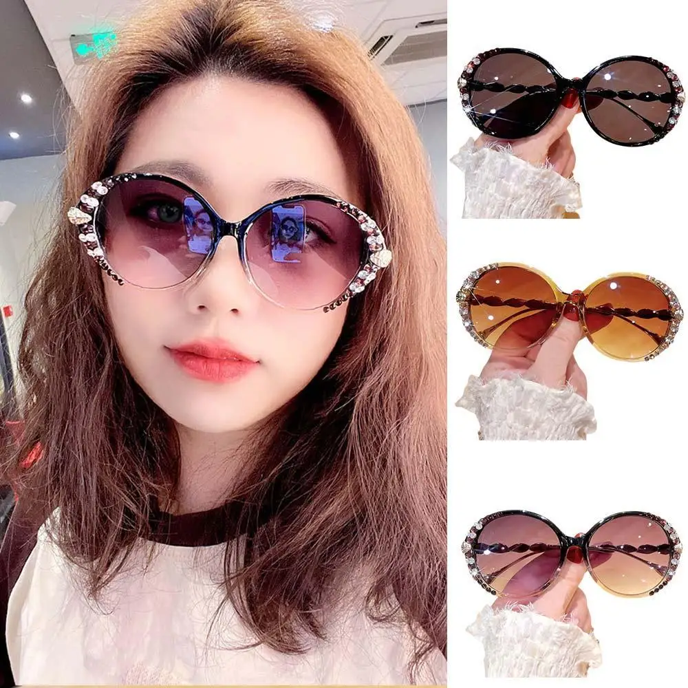 

Polarized Sunglasses Women Sunglasses UV400 Protection Glass Rhinestone Women Sunglasses Fashion Female with Glasses Sun K5G0