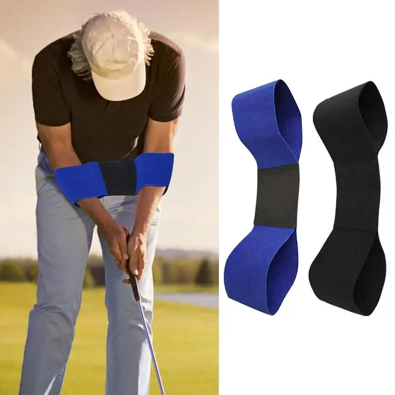 1PC Professional Elastic Golf Swing Trainer Arm Band, Golf Swing Gesture Corrector  Golf Swing Trainer For Men Women Beginners