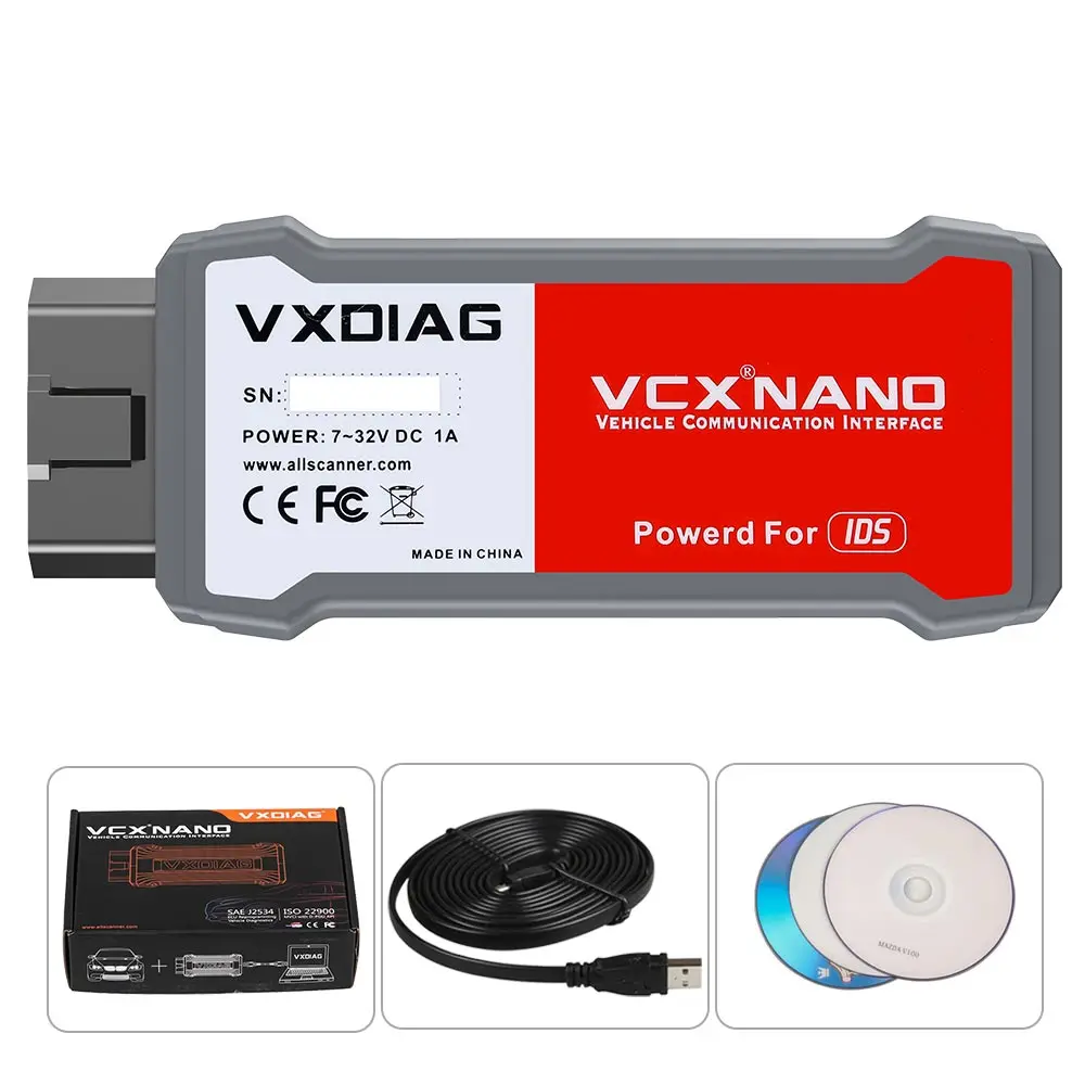 

VXDIAG VCX Nano 2 in 1 with IDS V129 Diagnostic Tool