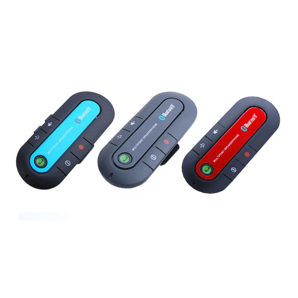 

Wireless Handsfree Car Bluetooth Kit 4.1 Sun Visor Bluetooth Speaker Speakerphone MP3 Music Player Car Charger Hot Sale