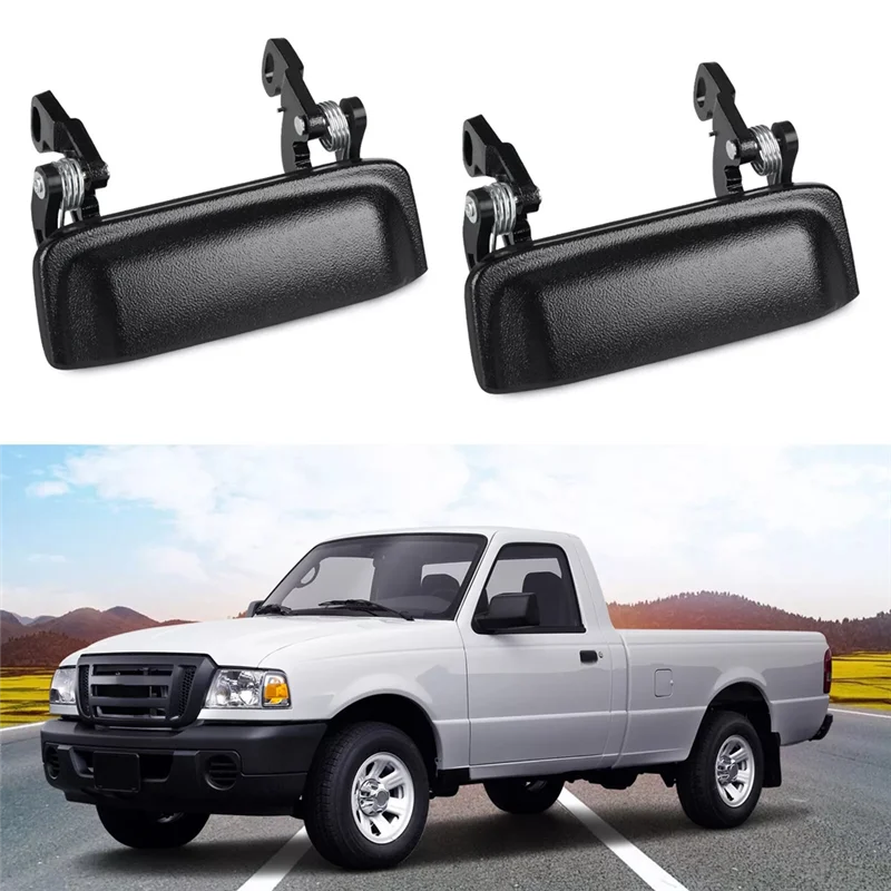 1 زوج مقبض الباب الخارجي المعدني اليسار واليمين لفورد رينجر مازدا B2500 2L5Z 1022404 BAA اكسسوارات السيارات الجديدة