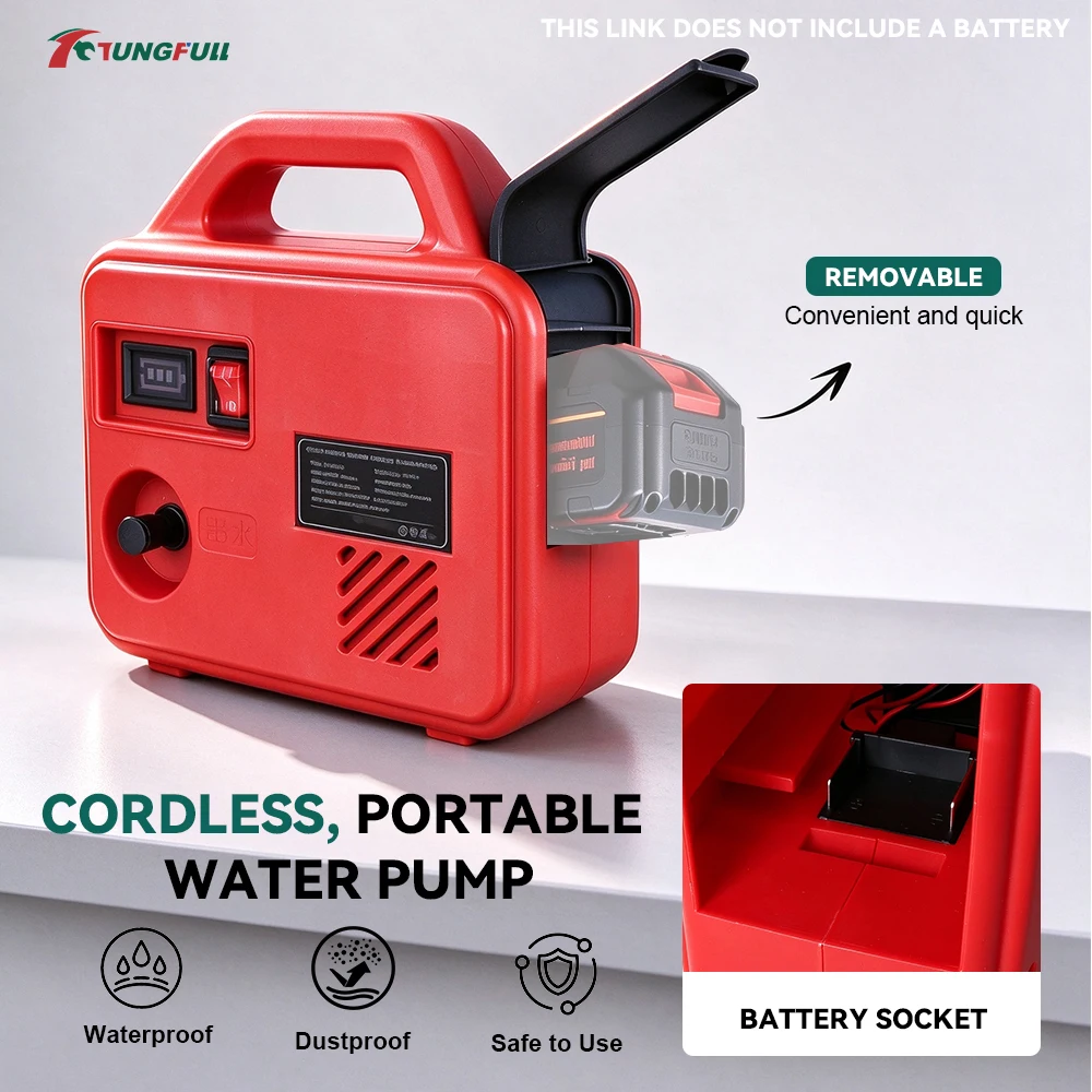 Portable Electric Water Sprayer Lawn Sprinkler  Cordless Water Pump Garden Watering Tools For Makita Battery Pin