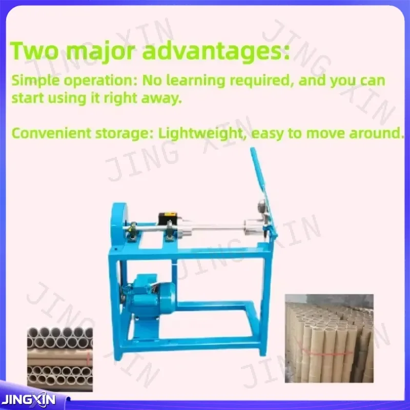 Custom for Semi Automatic Manual Paper Tube Core Cutting Machine Single Knife Paper Pipe Slitter for Tape Film Paper Tube