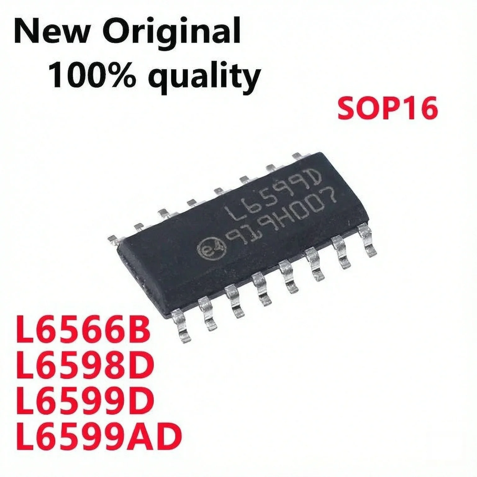 (5piece) New Original L6566B L6566 L6598D L6598 L6599D L6599AD L6599 SOP16 LCD power supply chip In Stock
