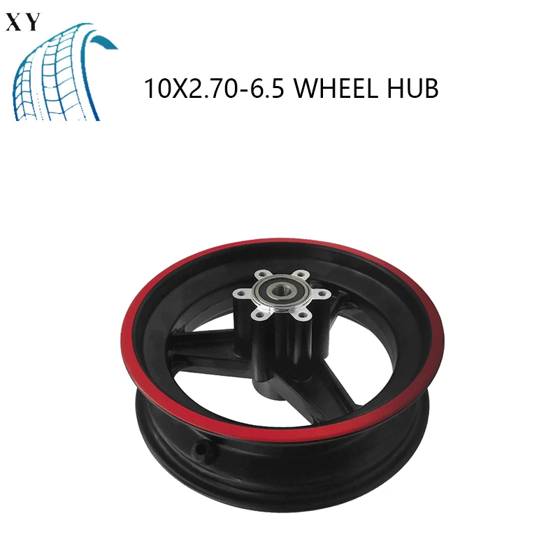 

10 inch 10x2.70-6.5 red wheels for electric scooters For electric scooters Off-road vehicles Tire parts Aluminum alloy rims