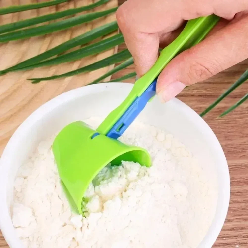 4/1PCS Portable Funnel Spoons for Protein Powder Coffee Sports Drinks Creative Protein Powder Sliding Spoon Home Kitchen Gadgets