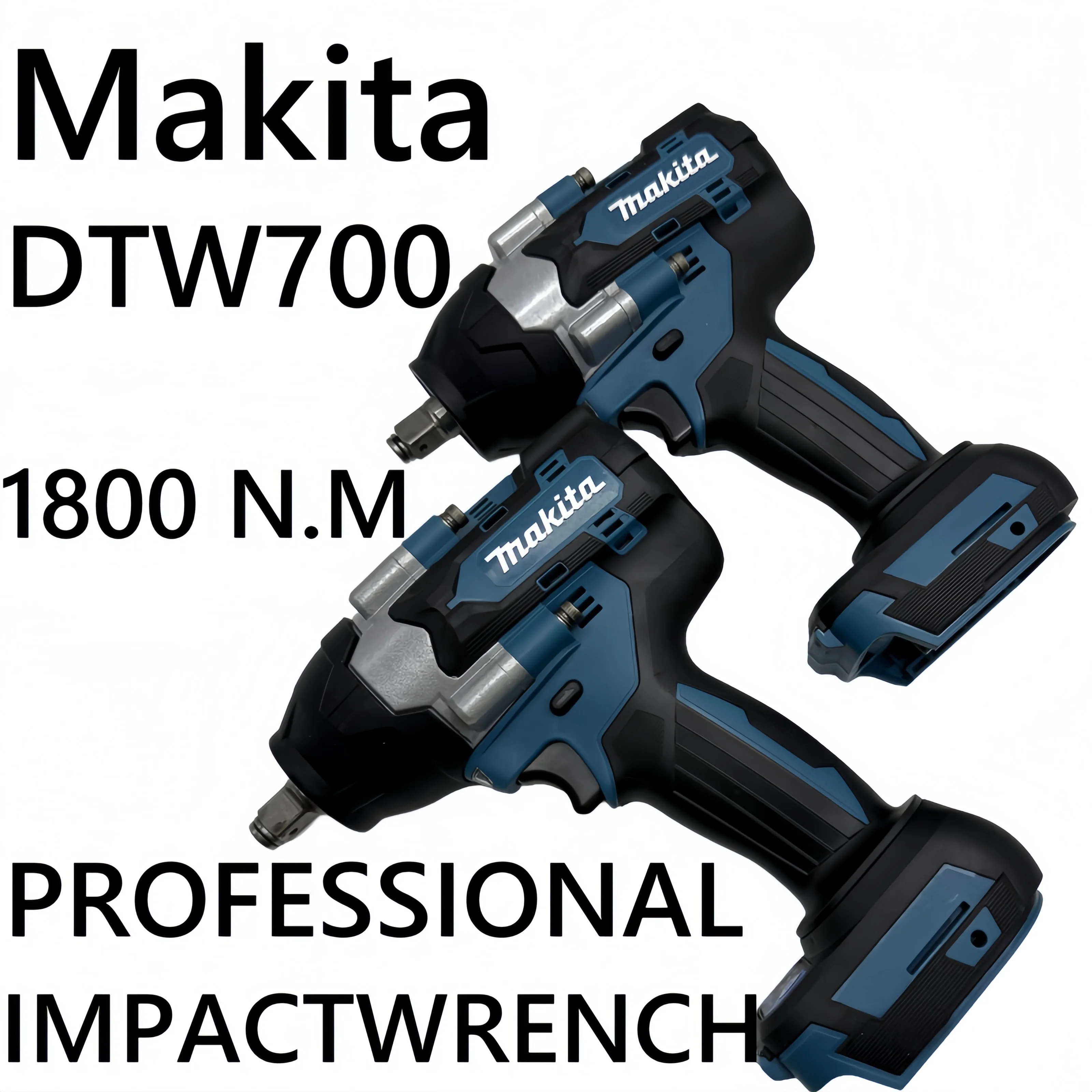 

Original Makita DTW700 18V Cordless Impact Wrench Brushless Motor 1800Nm Variable Speed Electric Wrench High Effieiency Durable