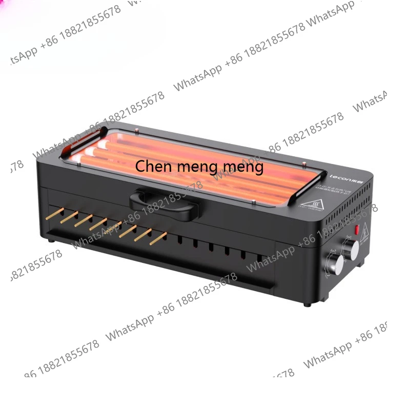 

Barbecue Grill Commercial Smokeless Skewers Automatic Rotating Multifunctional Electric Barbecue Machine