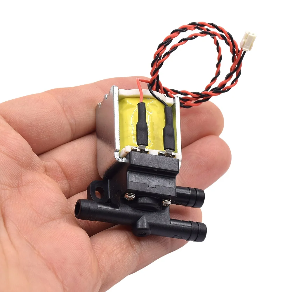 CJWV16-3A12A DC 12V Micro 2-Position 3-Way Solenoid Water Valve  Flow Control Switch for Sweeper Floor carpet Cleaner