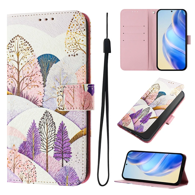 Redmi 15C 5G Leather Case on For Xiaomi Redmi 15C Wallet Cover for Xiaomi Redmi15C 4G Cartoon Painted Phone Case Funda Coque