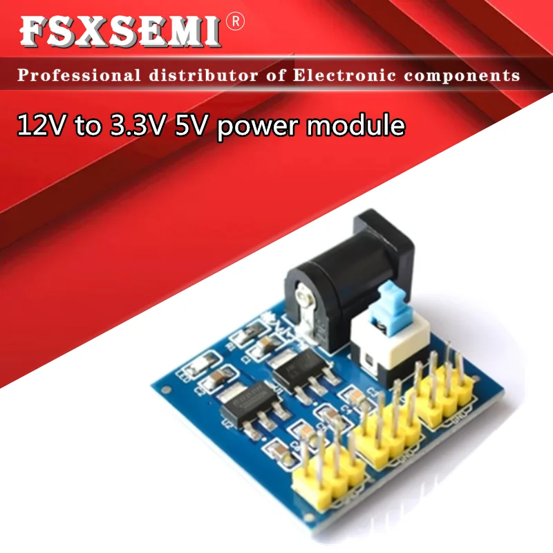 DC-DC 12V Tot 3.3V 5V Buck Step Down Voedingsmodule Voor Arduino