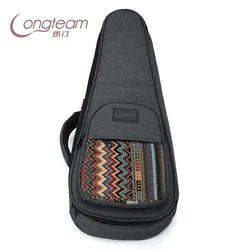 10mm Thicken Bohemian Ukulele Bag Case Handbag Mini Guitar Accessories Parts Gig 21 23 24 26 inch