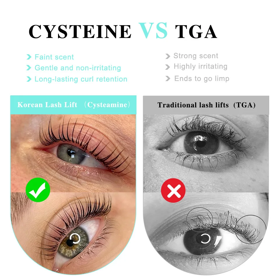 Upgraded Lash Lifting Brow Lamination Kit Korea Cysteine Lift Fast Perm Kit Lasting 6-8 Weeks Eyelash Lift Enhancer Beauty Tools