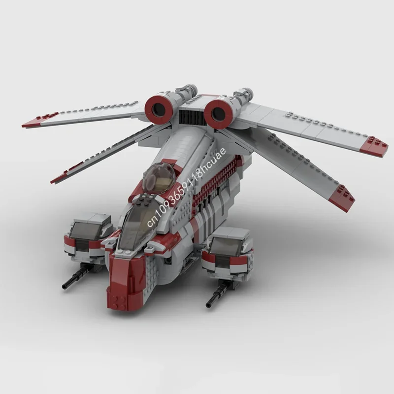 1467 قطعة moc ستار معركة متعددة الارتفاعات الاعتداء النقل اللبنات نموذج الإبداعية تجميع الطوب لعب الاطفال هدايا العيد #3