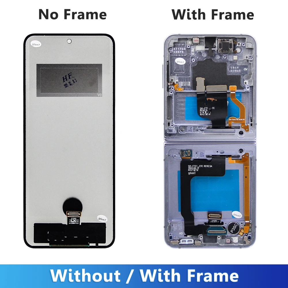 Flip4 Screen For Samsung Galaxy Z Flip 4 5G SM-F721 F721B Lcd