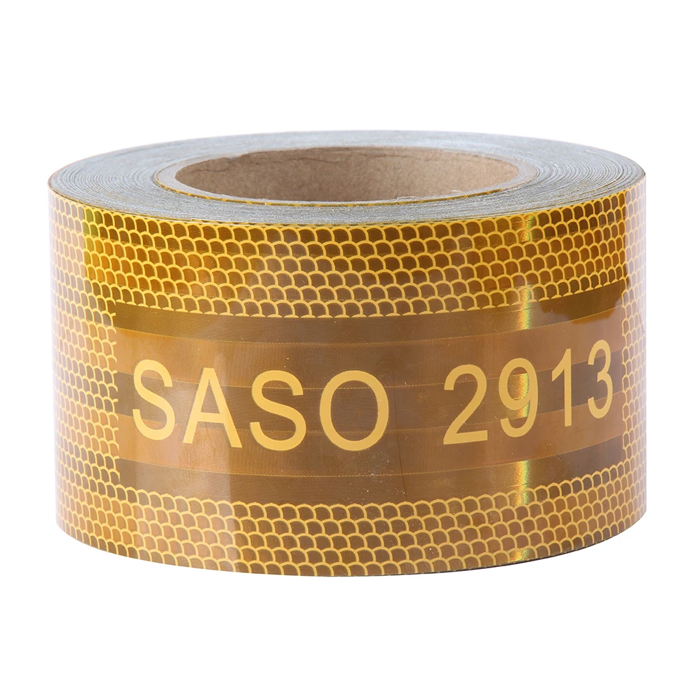 Aluminium SASO 2913 Reflector Strip Reflective Adhesive Sticker Tape for Car Truck Trailer Conspicuity Plating