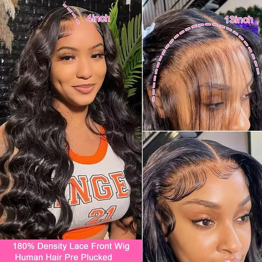 Body Wave 360 Full Lace Wig Human Hair Pre Plucked 13x6 Hd Lace Frontal Wig Brazilian Hair Wigs For Women 13x4 Lace Frontal Wig