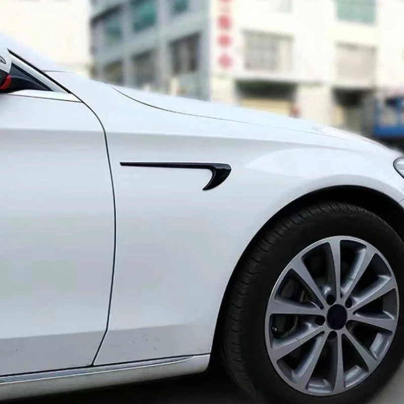 

ABS Carbon Fiber Car Side Fender Trim Sticker Car Accessories For Mercedes Benz C E Class AMG W213 W205 2015-2021