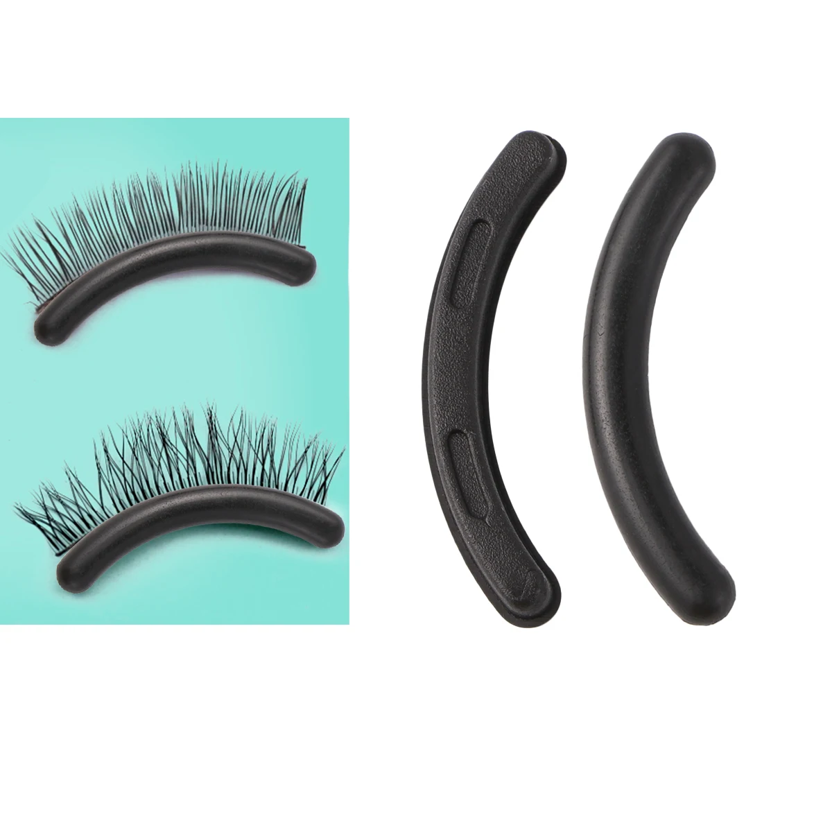 

10Pcs Eyelash Display Strips Silicone Lash Lifting Bars for False Eyelashes Application Reusable Makeup Tools for Women