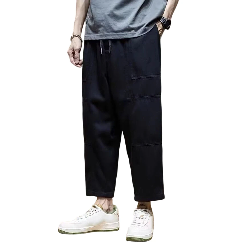 Ankle-length Daily Wear Men Harlan Pants Polyester Fabric Ankle Length For Daily Casual Wear For Men Daily Wear