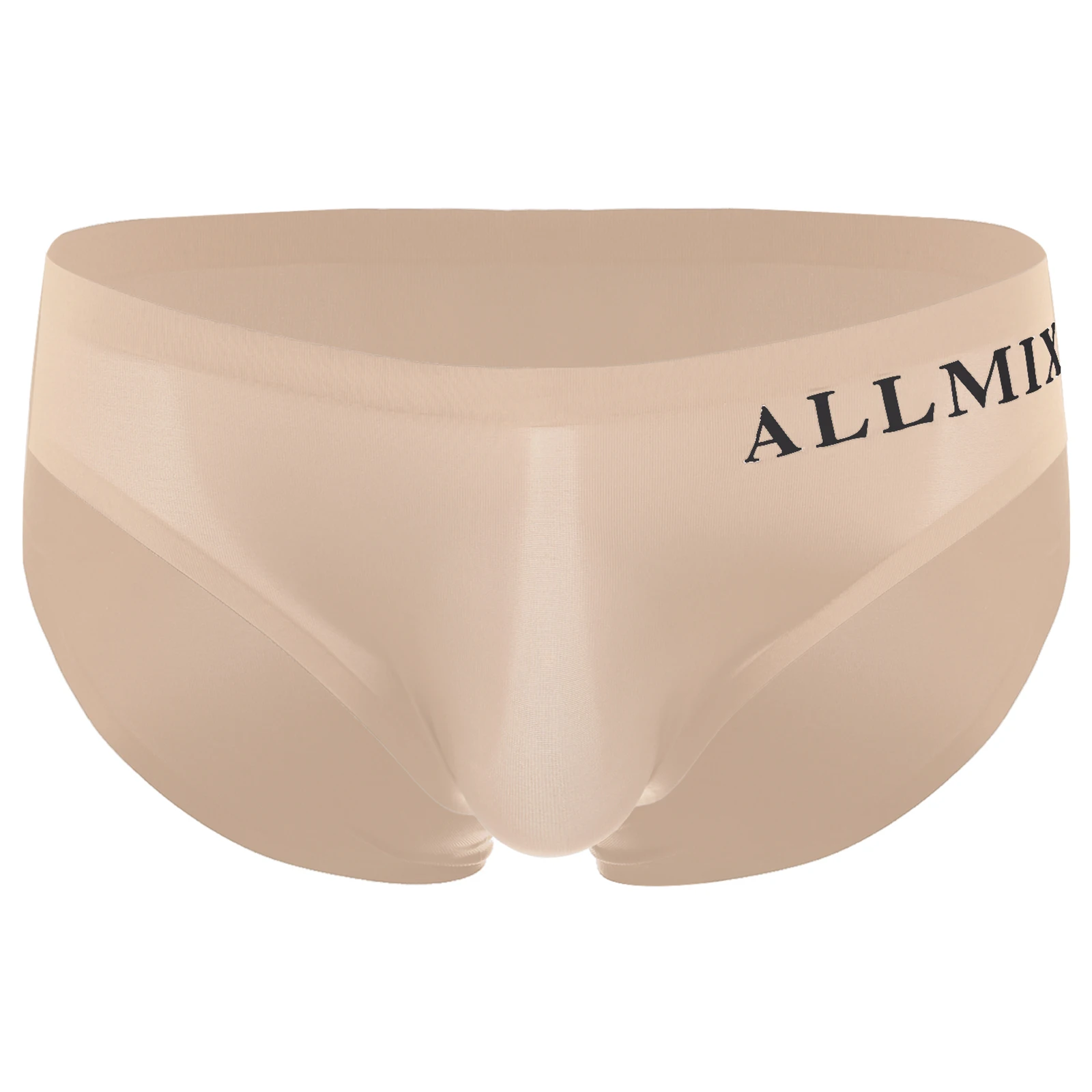 Roupa de banho masculina magro roupa interior de secagem rápida de seda sem costura cuecas sexy elástico bulge bolsa calcinha pilates meditação cuecas