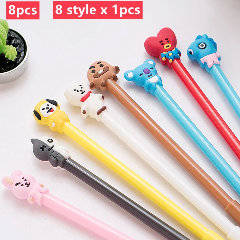 

2022 Creative Cartoon Series 40/24/8pcs Gifts Prize Office Supplies Student Test Pen Card Wow Pen Cute Pen Stationery Pen