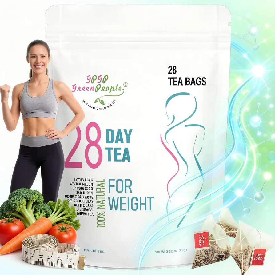 

Чай GreenPeople Skinny Tea: Натуральный травяной чай для похудения с лотосом и зеленым чаем для детокса и ускорения метаболизма, добавка для сжигания жира