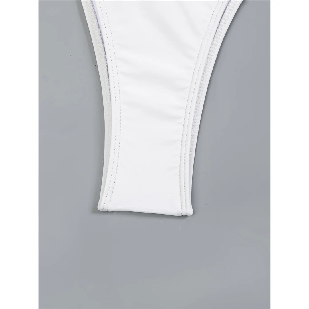 4-teiliges Set: Neuer Bikini mit langen Ärmeln, Shorts, Badeanzug für Damen, Badebekleidung, Badeanzug, Badebekleidung, Badeanzug V7896 – Detail 11