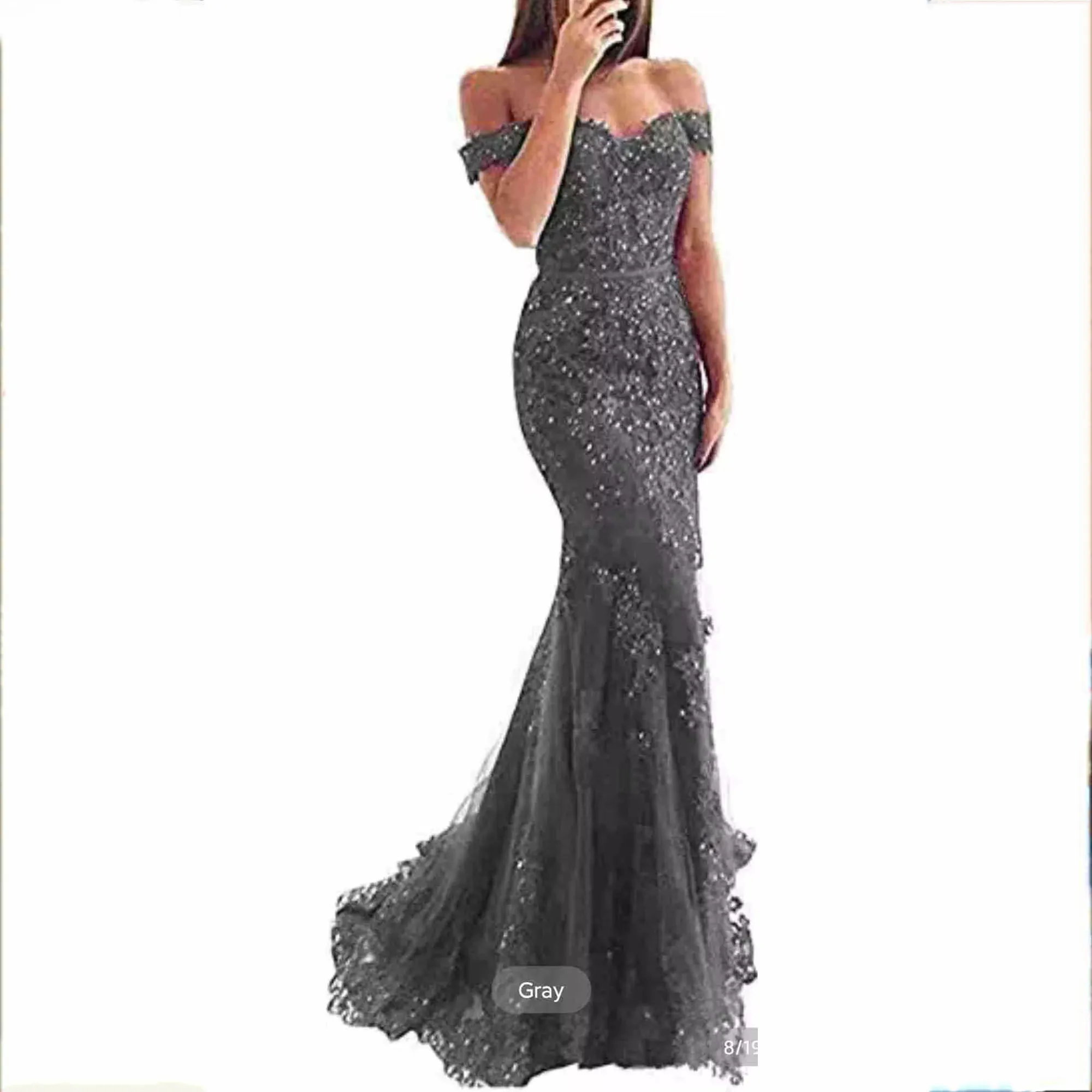 Mermaid Evening Dress for Women 2026 vestidos de fiesta  Party Prom Gown V Neck vestidos de noche