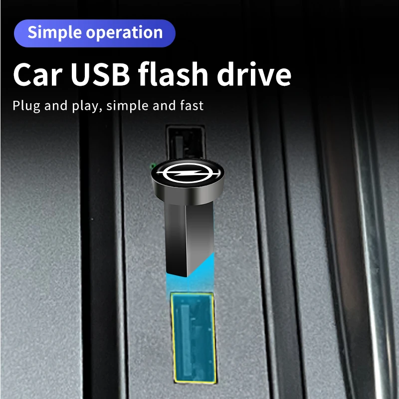 Car USB Flash Drive Mini Portable Storage Memory Drive Pen Drive For Opel Corsa Astra Insignia Vectra Zafira Meriva Mokka Grandl