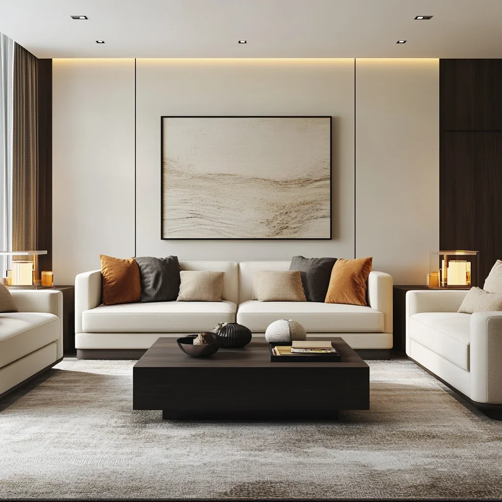 

-Custom Modern Simple Fabric Sofa Combination Living Room Furniture Set Light Luxury Villa High-end Furniture