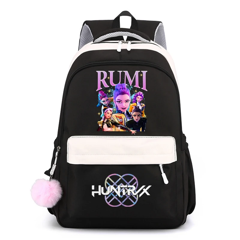 KPop Demon Hunters Backpacks for School Teenagers Girls Girls Casual Bookbag Gift Fashion Movie Outdoor Travel Backpack 2025