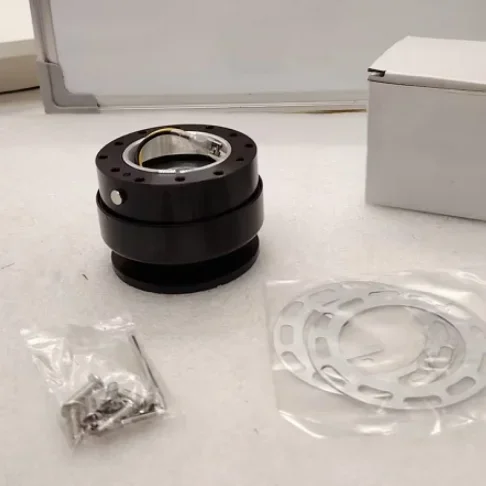 

Car Racing Black Car Modified Steering Wheel Quick Releaseboss Kit Hub Adapter for Car Accessories
