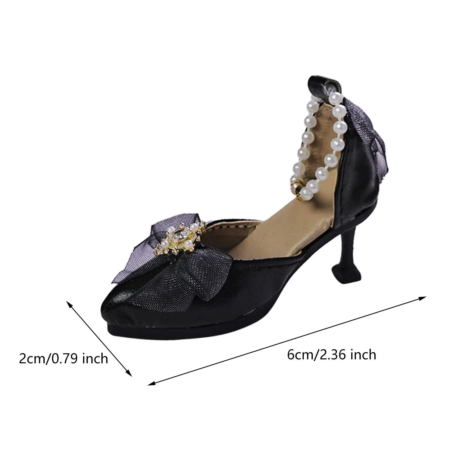 1/4 Scale High Heel Shoes Kids Toys Costume Accessory for Kids Doll 42-45cm Doll Pendant Doll New Year Gifts Children's Gifts