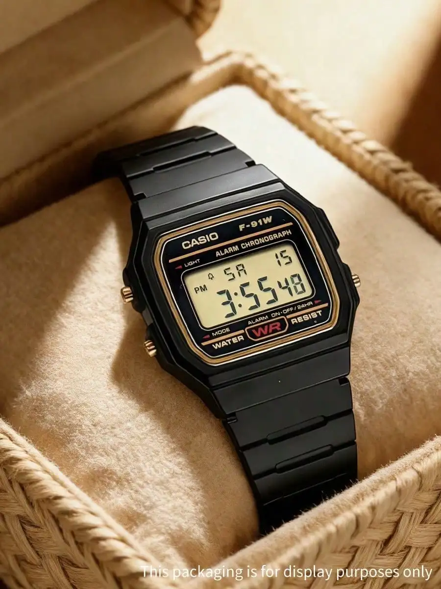 

Наручные часы CASIO унисекс, классические квадратные, цифровые, водонепроницаемые, с будильником и хронографом, на полимерном ремешке, в стиле ретро, спортивные, для повседневного ношения