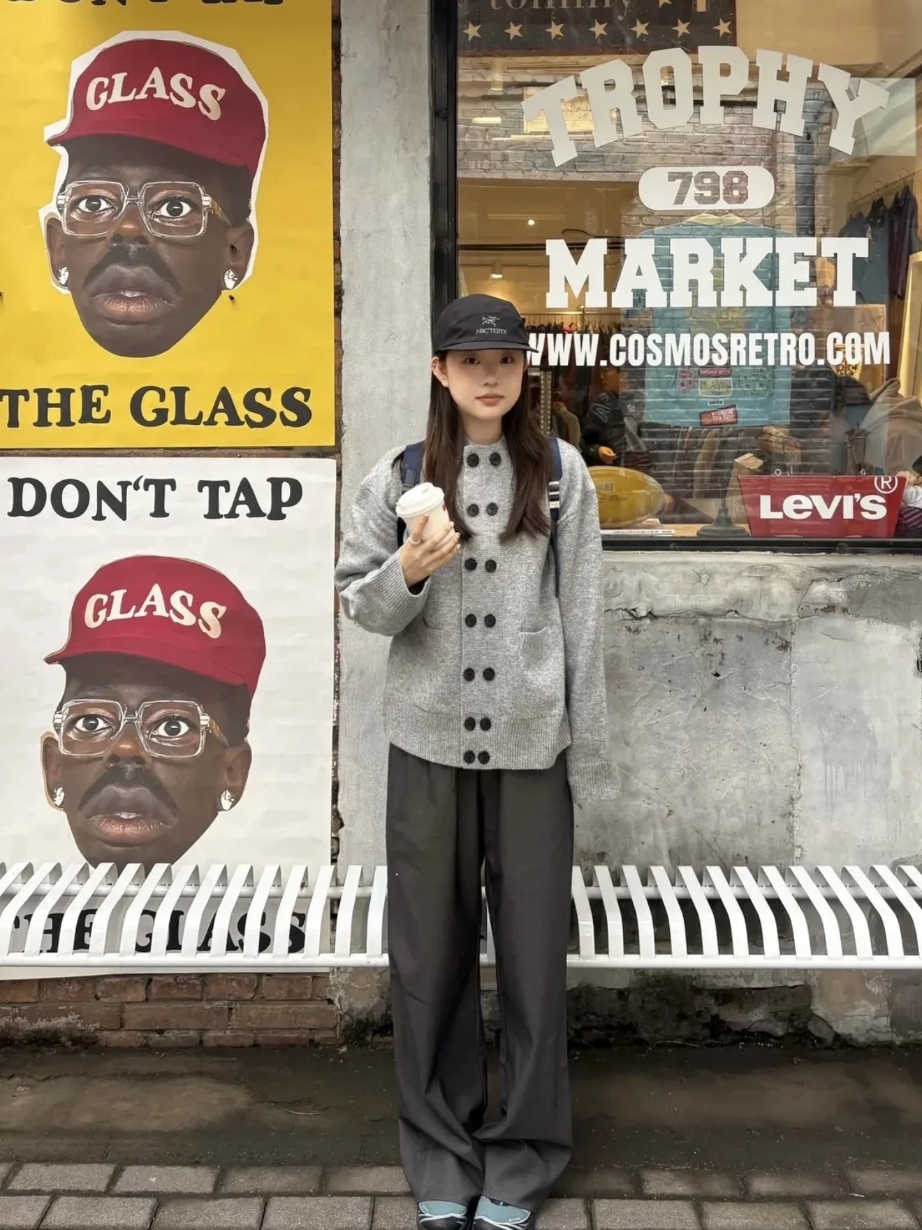 Cárdigan abierto clásico redondo Ne de punto ex invierno Casual versátil americano Ele Lazy Sle suéter para hombres y mujeres