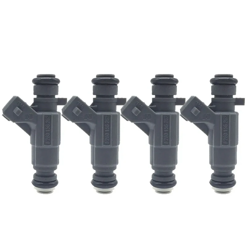 Fuel Injectors Nozzle For Geely CK CK2 CK3 Kingkong MK LG 0280156262 Replacement Parts Accessories 4Piece