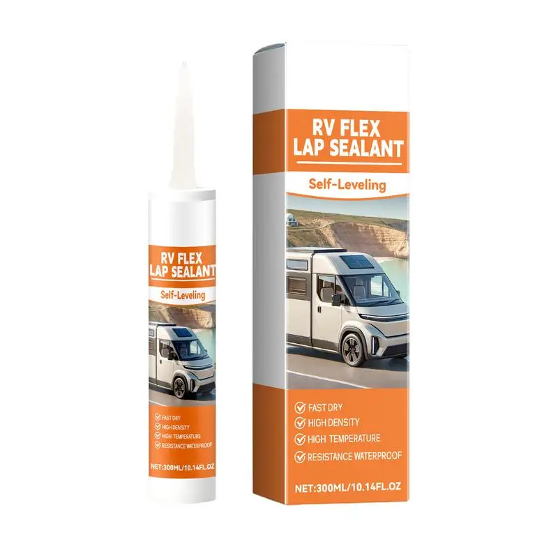 Lap Sealant For RV Roofs RV Repair Adhesive Caulking Agent RV Maintenance Sealant RV Repair Lap Sealer For Body Fast Curing