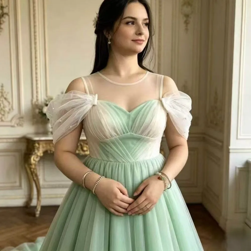 With Pearls Bridal Sleeves Multiple Colors Wedding Dress Off Shoulder Sleeves Solid Color Detachable Shoulder Straps Wedding