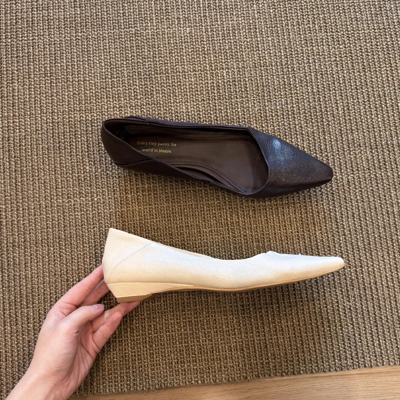 BANFANG Damen Pumps 2,5 cm Absatz, rutschfest, spitz - usage example