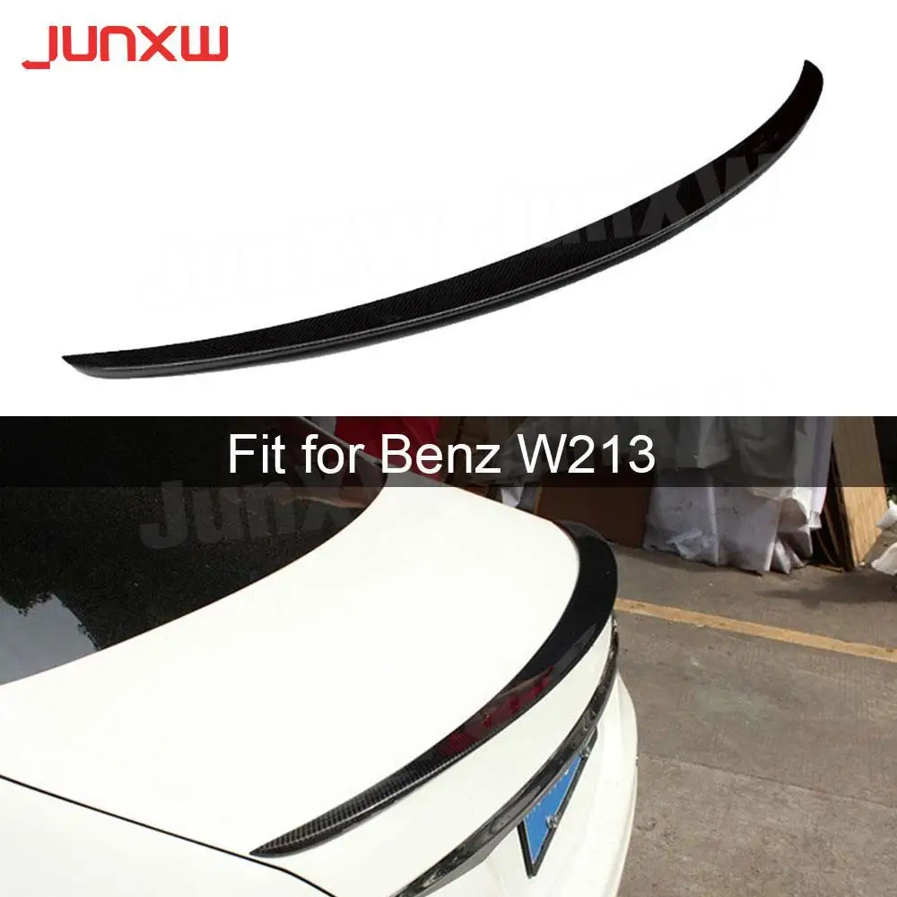 

Carbon Fiber Rear Spoiler Trunk Wing For Mercedes Benz E Class W213 4-Door Sedan E200 E220 E250 E300 AMG 2016-2019