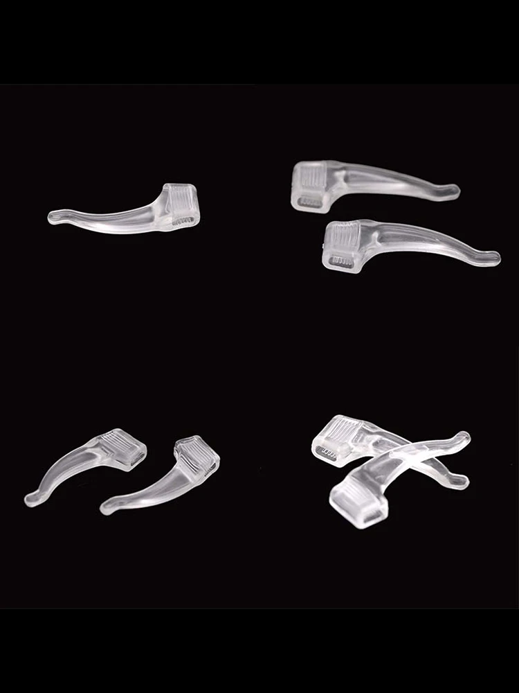 10 Pairs Non-Slip Glasses Ear Grip Silicone Anti-Slip Eyeglass Hooks for Glasses and Sunglasses