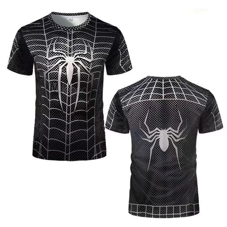 Superhelden-Mode 3D-Druck T-Shirt Schnelltrocknend Schweißabsorbierend Sportlich Bequem Familienoutfit Hochwertig Y2K 2026 – Detail 4