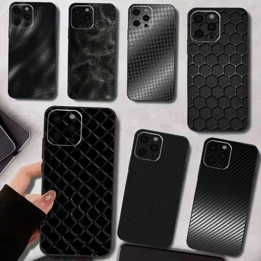 Luxury Gloss Real Carbon Fibe Phone Case For iPhone17,16,15,14,13,12,11 Plus,Pro Magnetic with Magsafe Wireless Charging