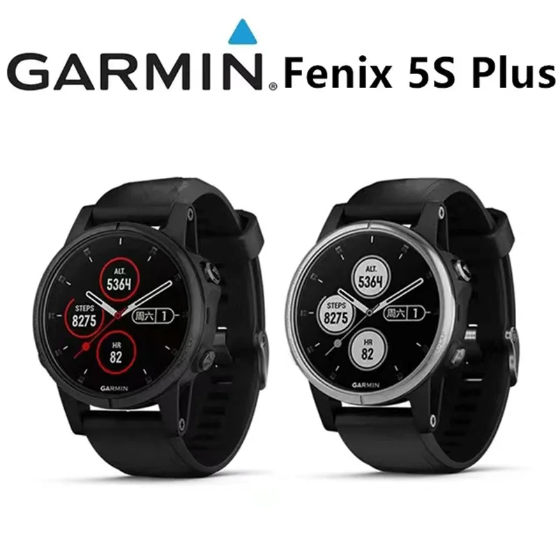 Garmin Fenix 5s Plus GPS Intelligent Optical Heart Rate Outdoor Sports Watch World Multilingual Edition 95% New Original