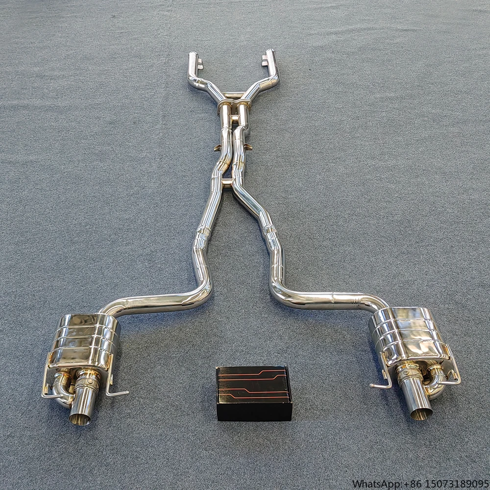 

Выхлопная система Valvetronic Catback из нержавеющей стали с клапанами для C63 W205 2015+ 4.0T, запчасти для выхлопной системы