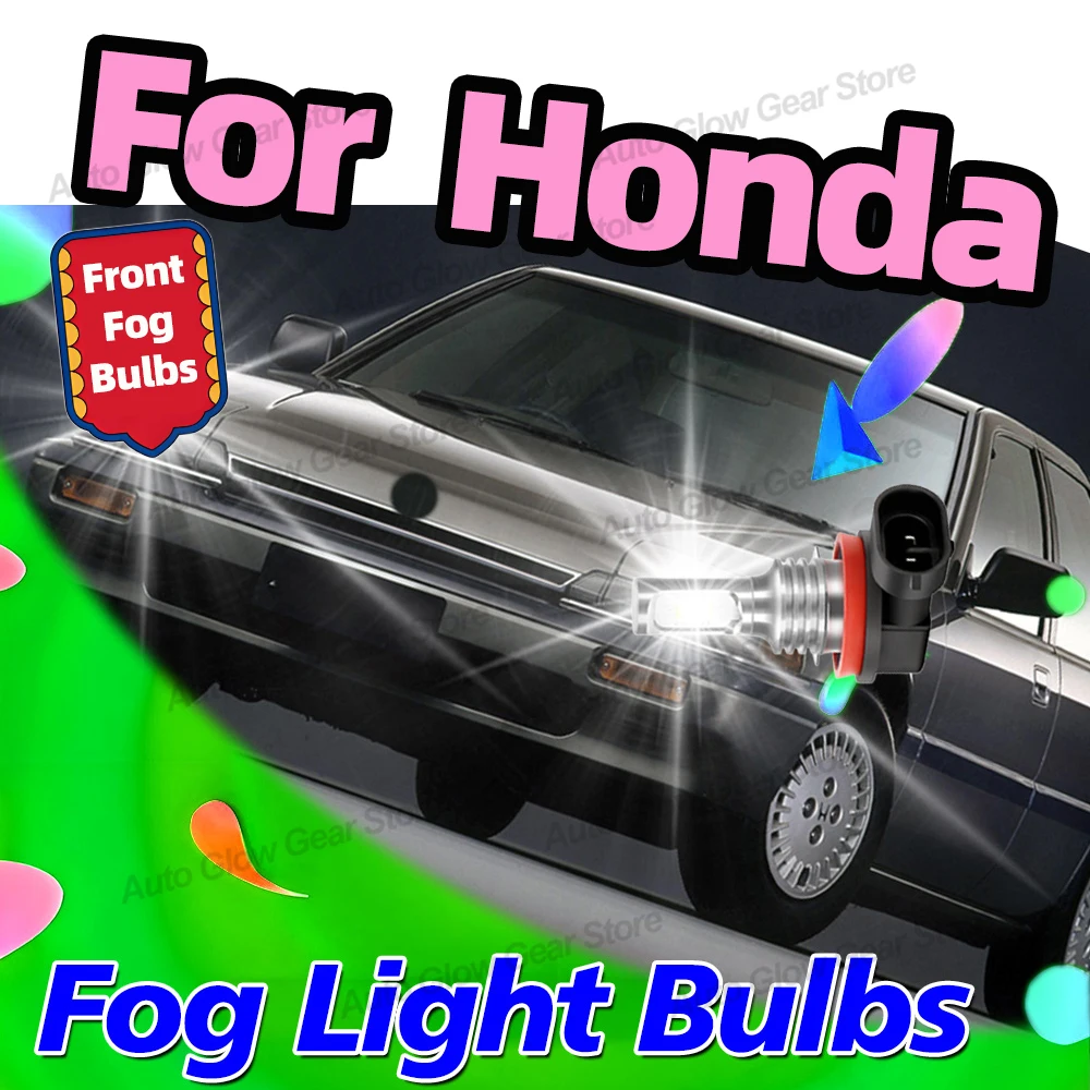 2X 6000K Led Fog Li…